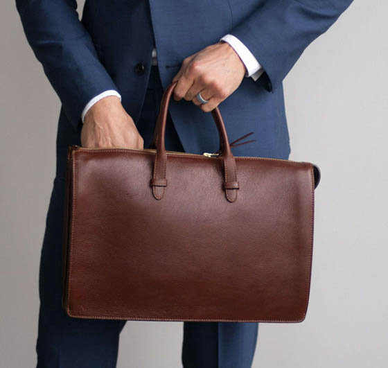 Leather office bags