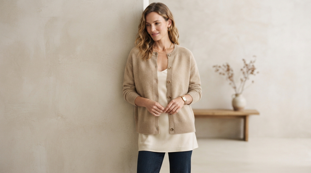 Cardigan front opening
