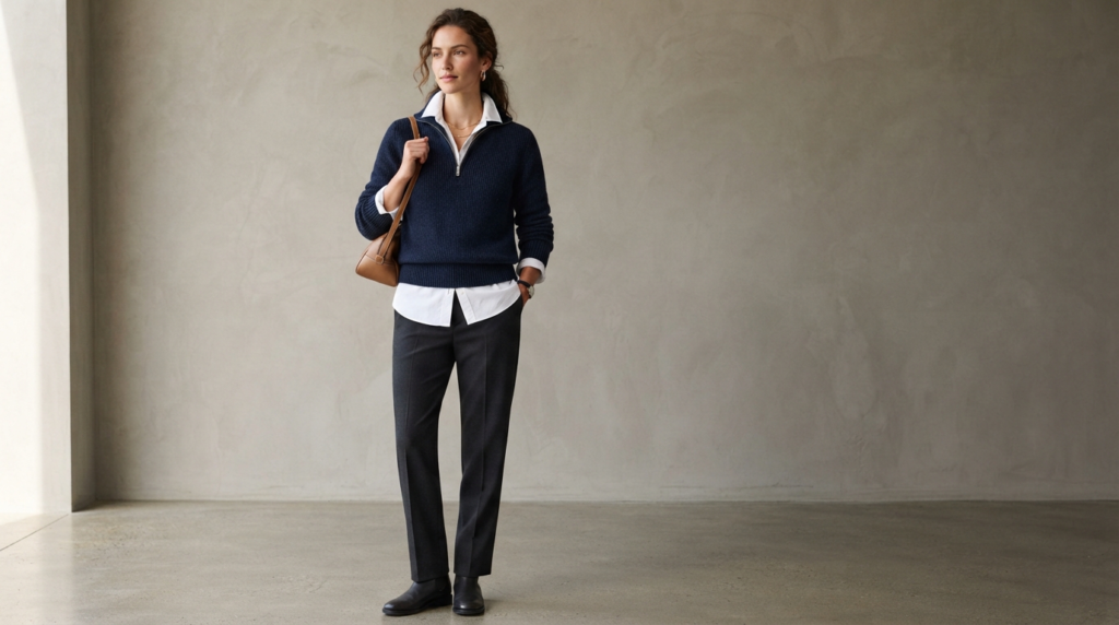 Quarter-zip Sweater
