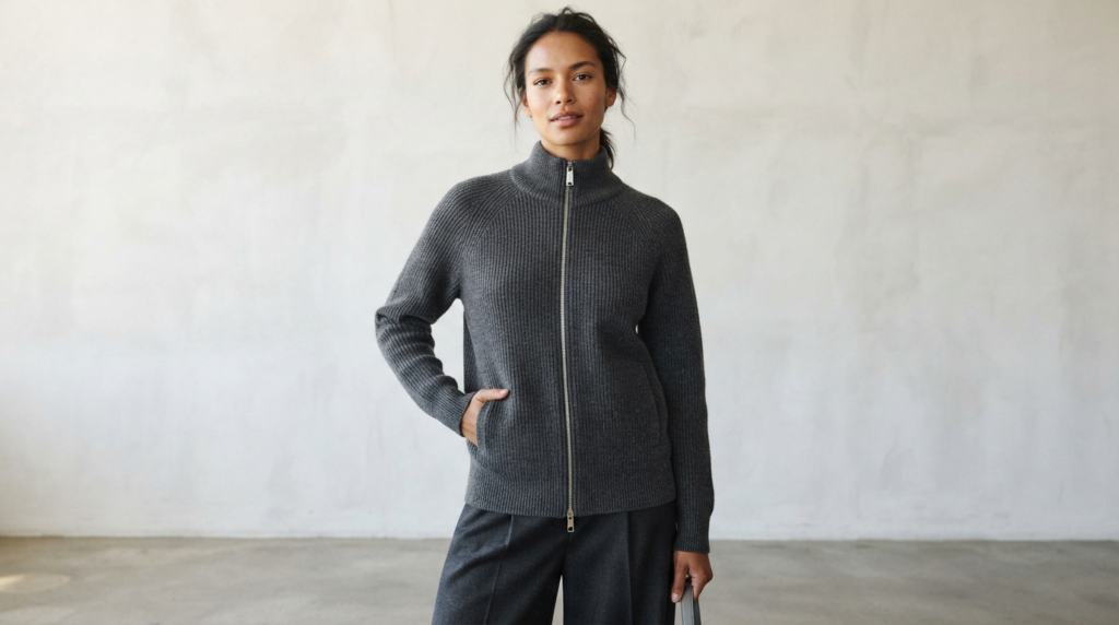 Zip-up Sweater