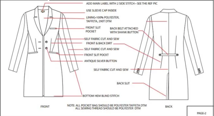 how to create a tech pack