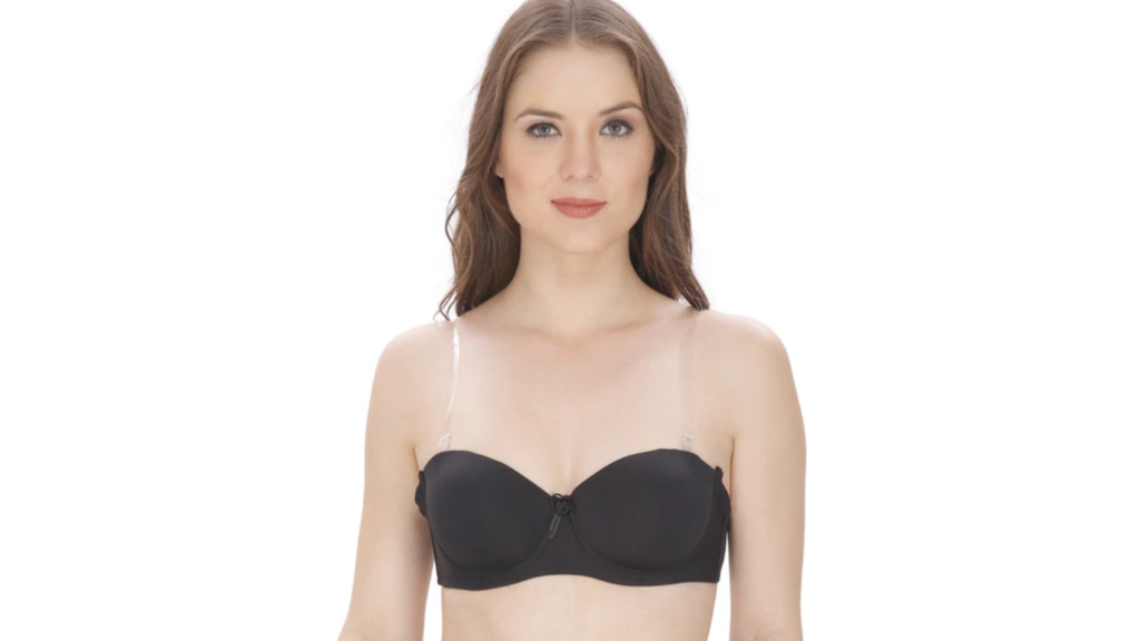 Transparent Strap Bra