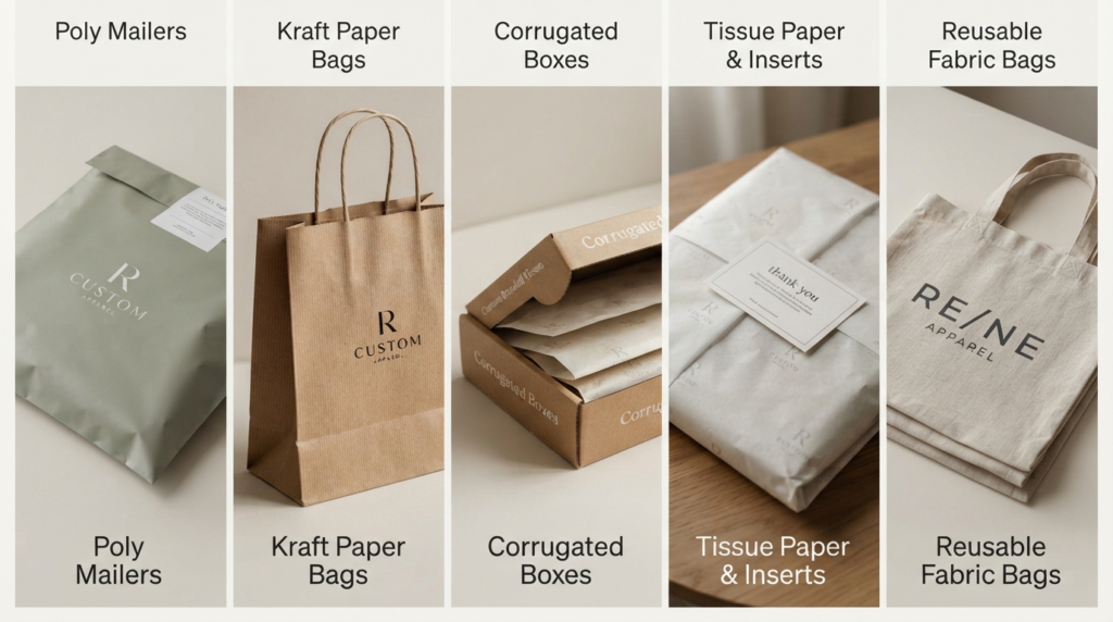 Types of Custom Apparel Packaging